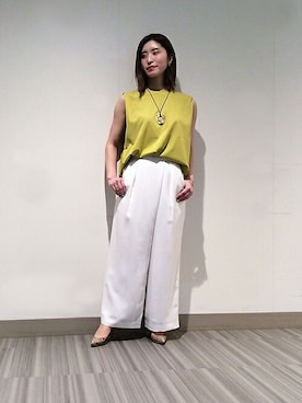 「UNTITLED（アンタイトル）のアイテム（アクセサリー）」を使った、UNTITLEDさん（レディース・155cm）の夏コーディネート