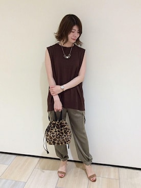 「UNTITLED（アンタイトル）のアイテム（アクセサリー）」を使った、UNTITLEDさん（レディース・160cm）の夏コーディネート