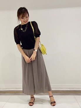 「UNTITLED（アンタイトル）のアイテム（アクセサリー）」を使った、UNTITLEDさん（レディース・175cm）の夏コーディネート