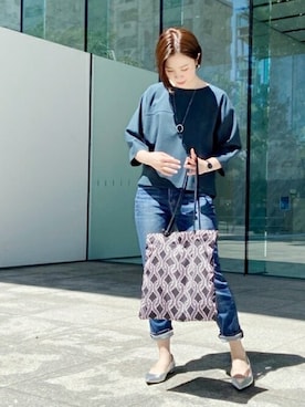 「UNTITLED（アンタイトル）のアイテム（アクセサリー）」を使った、UNTITLEDさん（レディース・162cm）の夏コーディネート