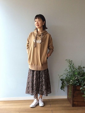 「UNTITLED（アンタイトル）のアイテム（スカート）」を使った、UNTITLEDさん（レディース・163cm）の秋コーディネート