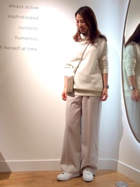 「UNTITLED（アンタイトル）のアイテム（財布/小物）」を使った、UNTITLEDさん（レディース・158cm）の冬コーディネート