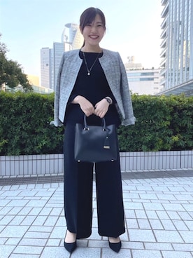 「UNTITLED（アンタイトル）のアイテム（アクセサリー）」を使った、UNTITLEDさん（レディース・160cm）の冬コーディネート