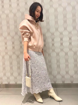 「UNTITLED（アンタイトル）のアイテム（財布/小物）」を使った、UNTITLEDさん（レディース・159cm）の冬コーディネート