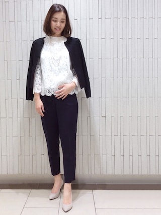 UNTITLED（アンタイトル）の「◇ソフィアツィードノーカラージャケット