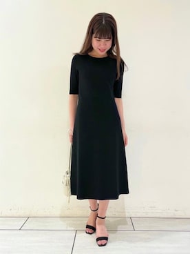 「UNTITLED（アンタイトル）のアイテム（ワンピース/ドレス）」を使った、UNTITLEDさん（レディース・163cm）の春コーディネート