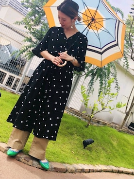 「レイングッズ」｜yurikoさん（レディース・155cm）の夏コーディネート