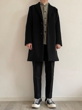 「Steven Alan（スティーブンアラン）のアイテム（カバーオール）」を使った、Jun【相互】さん（メンズ・175cm）の冬コーディネート