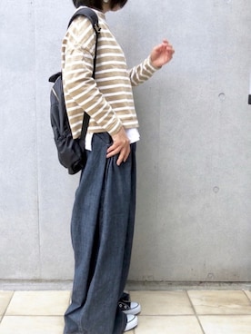 「平成最後のWEARISTAセンバツ」｜「アイテム（福袋/福箱）」を使った、なな☺︎さん（レディース・155cm）の春コーディネート