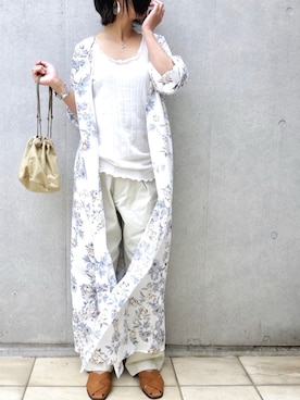 なな☺︎さん（レディース・155cm）の春コーディネート