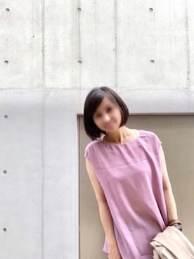 「ワーママコーデ」｜「アイテム（その他）」を使った、なな☺︎さん（レディース・155cm）の春コーディネート