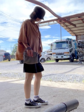 「アイテム（ポスター/アート）」を使った、なな☺︎さん（レディース・155cm）の夏コーディネート