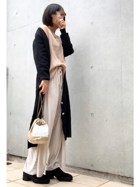 なな☺︎さん（レディース・155cm）の秋コーディネート