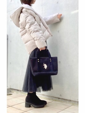 なな☺︎さん(レディース・155cm)の冬コーディネート