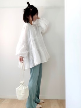 「sakishimatokyo（サキシマトーキョー）のアイテム（雑貨/ホビー）」を使った、なな☺︎さん（レディース・155cm）の春コーディネート