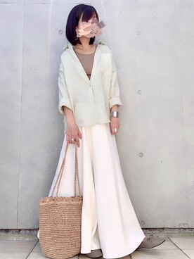 「DONOBAN（ドノバン）のアイテム（リング）」を使った、なな☺︎さん（レディース・155cm）の春コーディネート