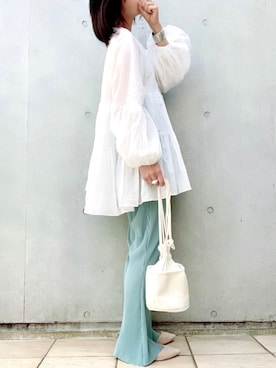 「sakishimatokyo（サキシマトーキョー）のアイテム（雑貨/ホビー）」を使った、なな☺︎さん（レディース・155cm）の春コーディネート