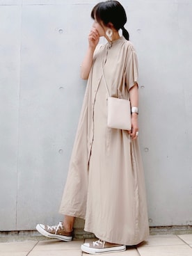 「CONVERSE（コンバース）の＜CONVERSE（コンバース）＞ALL STAR オールスター スニーカー ◆（スニーカー）」を使った、なな☺︎さん（レディース・155cm）の春コーディネート