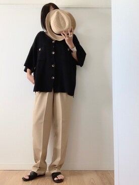 「STYLE DELI（スタイルデリ）のアイテム（アクセサリー）」を使った、なな☺︎さん（レディース・155cm）の夏コーディネート