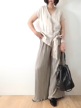 「STYLE DELI（スタイルデリ）のアイテム（アクセサリー）」を使った、なな☺︎さん（レディース・155cm）の夏コーディネート