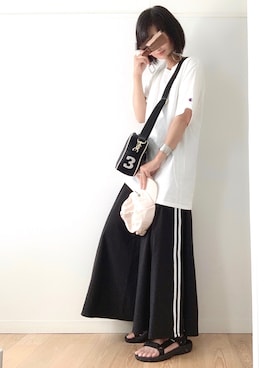 「アイテム（ポスター/アート）」を使った、なな☺︎さん（レディース・155cm）の夏コーディネート