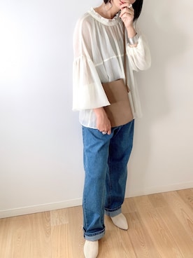 「STYLE DELI（スタイルデリ）のアイテム（アクセサリー）」を使った、なな☺︎さん（レディース・155cm）の夏コーディネート