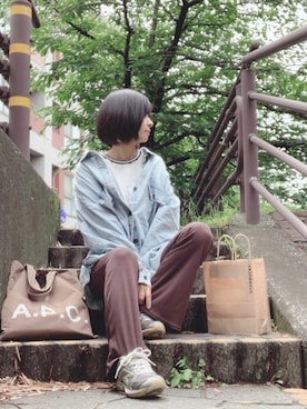 なな☺︎さん（レディース・155cm）の夏コーディネート