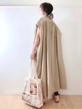 「mel（メル）のアイテム（バッグ）」を使った、なな☺︎さん（レディース・155cm）の夏コーディネート