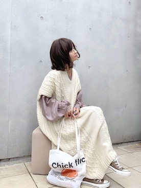 「CONVERSE（コンバース）の＜CONVERSE（コンバース）＞ALL STAR オールスター スニーカー ◆（スニーカー）」を使った、なな☺︎さん（レディース・155cm）の秋コーディネート