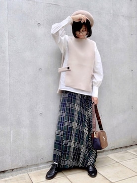 なな☺︎さん(レディース・155cm)の秋コーディネート