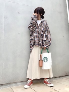 「CLEA（クレア）のアイテム（リング）」を使った、なな☺︎さん（レディース・155cm）の秋コーディネート