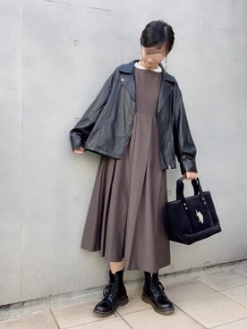 なな☺︎さん（レディース・155cm）の秋コーディネート