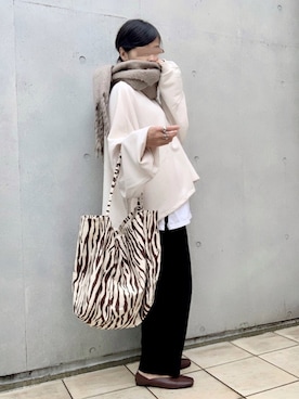 「DONOBAN（ドノバン）のアイテム（リング）」を使った、なな☺︎さん（レディース・155cm）の秋コーディネート