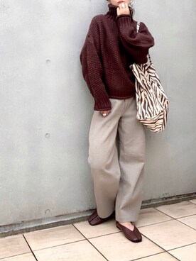 「CLEA（クレア）のアイテム（リング）」を使った、なな☺︎さん（レディース・155cm）の冬コーディネート