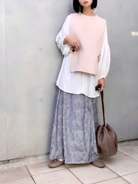 なな☺︎さん（レディース・155cm）の冬コーディネート