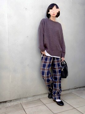 なな☺︎さん（レディース・155cm）の冬コーディネート