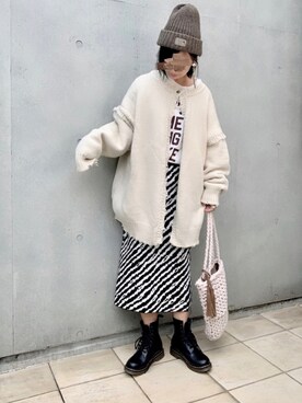 なな☺︎さん（レディース・155cm）の冬コーディネート