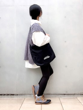 なな☺︎さん（レディース・155cm）の冬コーディネート