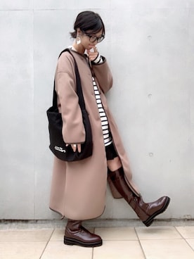 なな☺︎さん（レディース・155cm）の冬コーディネート