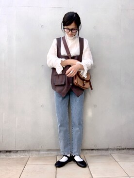 なな☺︎さん(レディース・155cm)の春コーディネート