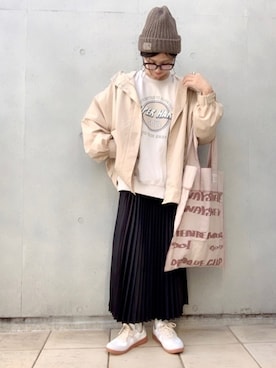 「seeds（シーズ）のアイテム」を使った、なな☺︎さん（レディース・155cm）の春コーディネート