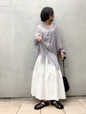 なな☺︎さん(レディース・155cm)の春コーディネート