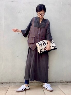 なな☺︎さん(レディース・155cm)の春コーディネート