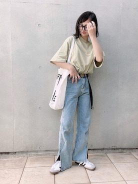 なな☺︎さん（レディース・155cm）の春コーディネート