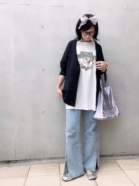 「OMNES Another Edition（オムネス アナザーエディション）のアイテム」を使った、なな☺︎さん（レディース・155cm）の夏コーディネート