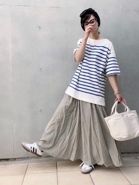 なな☺︎さん（レディース・155cm）の夏コーディネート