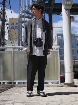 GOLD / ゴールド：10oz. DENIM B.D. BIG SHIRT：GL28293[MUS]を使った