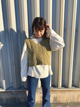 𝐑𝐈𝐎さん（レディース・161cm）の春コーディネート