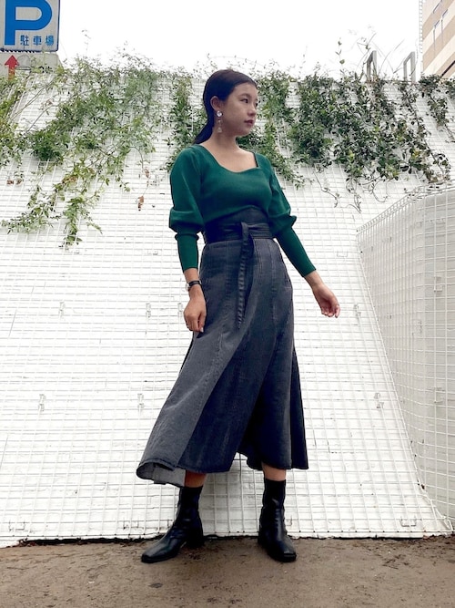 𝐑𝐈𝐎 Free S Mart新宿ルミネエスト店 Free S Martのスカートを使ったコーディネート Wear