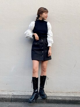 𝐑𝐈𝐎さん（レディース・161cm）の冬コーディネート